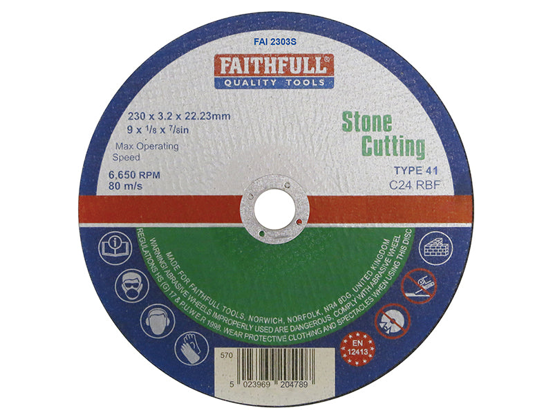 Faithfull Stone Cut Off Disc