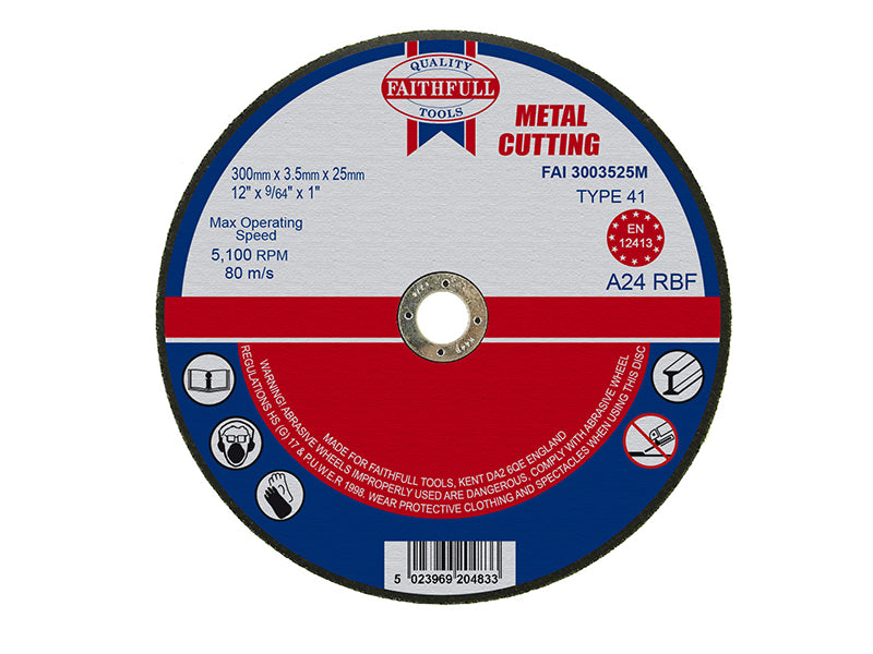 Faithfull Metal Cut Off Disc