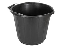 Load image into Gallery viewer, Faithfull General-Purpose Bucket 14 litre (3 gallon) - Black