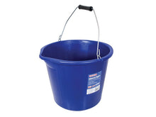 Load image into Gallery viewer, Faithfull Builder&#39;s Industrial Bucket 14 litre (3 gallon) - Blue