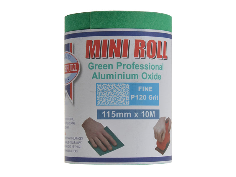 Faithfull 115mm Green Aluminium Oxide Paper Roll