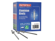 Load image into Gallery viewer, Faithfull Aluminium Rivets, Bulk Pack