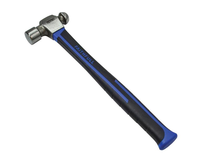 Faithfull Ball Pein Hammer, Fibreglass Shaft