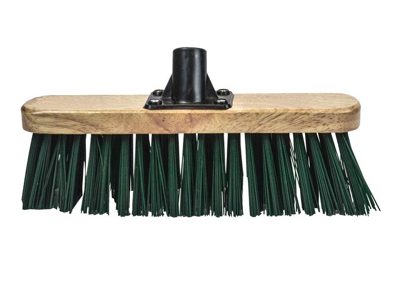 Faithfull Stiff Green Broom Head 300mm (12in) Threaded Socket