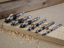 Load image into Gallery viewer, Faithfull Stubby Combination Wood Auger Bit Set, 6 Piece 10-25mm