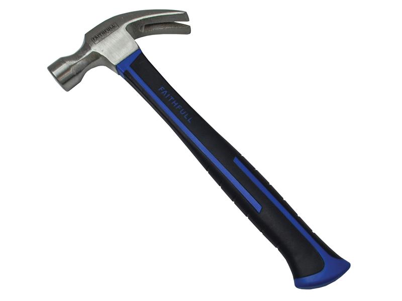 Faithfull Claw Hammer, Fibreglass Shaft