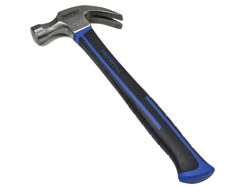 Faithfull Claw Hammer, Fibreglass Shaft