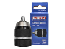 Load image into Gallery viewer, Faithfull Chuck Keyless Impact 13mm Capacity 1/2 x 20 UNF