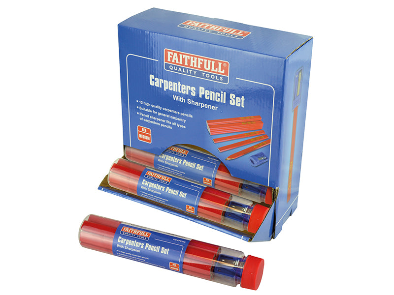 Faithfull Carpenter's Pencil Set