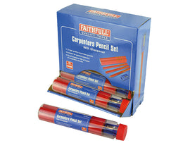 Faithfull Carpenter's Pencil Set