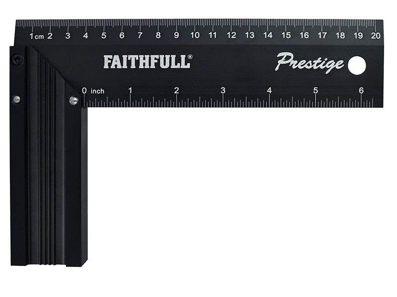 Faithfull Prestige Try Square Black Aluminium