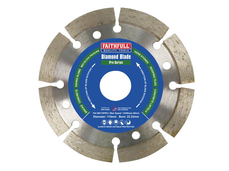 Faithfull Professional Diamond Blade