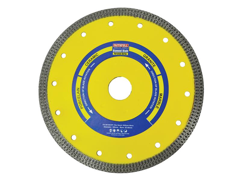 Faithfull Porcelain Series Diamond Blade