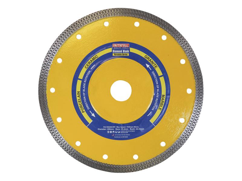 Faithfull Porcelain Series Diamond Blade