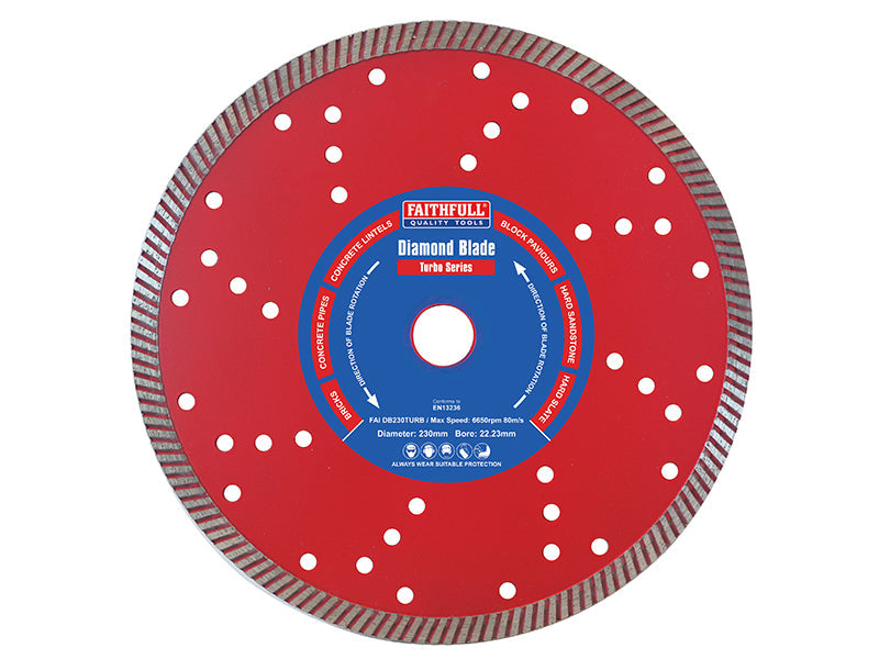 Faithfull Turbo Cut Diamond Blade