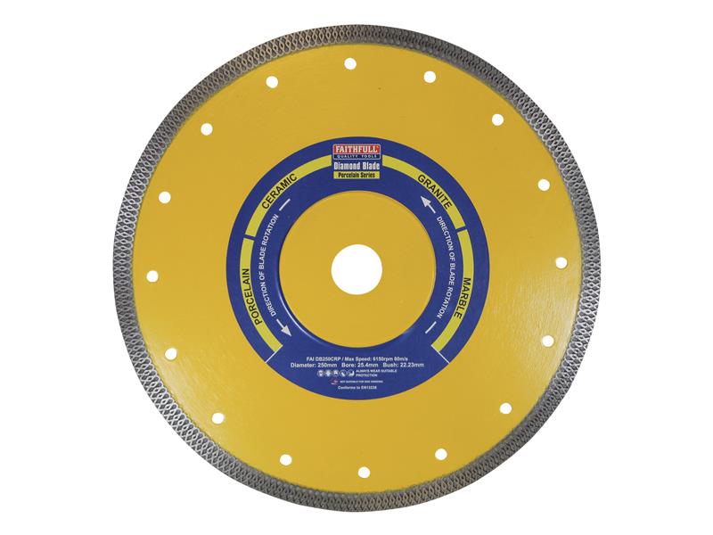 Faithfull Porcelain Series Diamond Blade