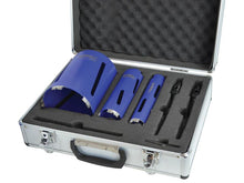 Load image into Gallery viewer, Faithfull Diamond Core Drill Kit &amp; Case Set of 7