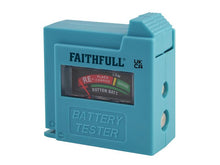 Load image into Gallery viewer, Faithfull Battery Tester for AA, AAA, C, D &amp; 9V