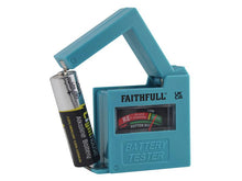 Load image into Gallery viewer, Faithfull Battery Tester for AA, AAA, C, D &amp; 9V