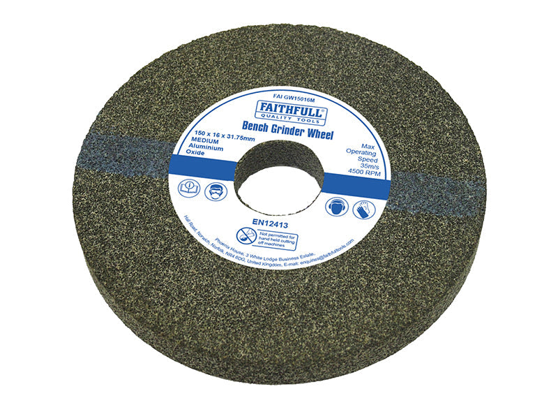 Faithfull Grinding Wheels, Aluminium Oxide