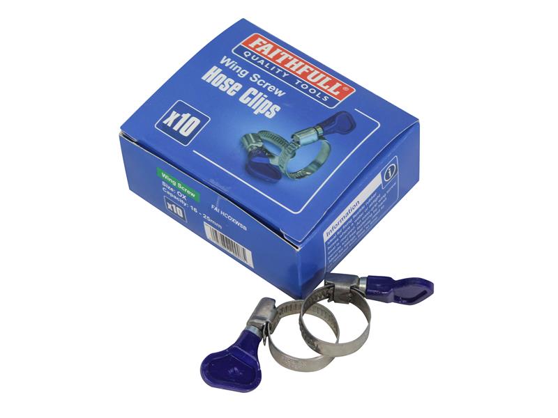 Faithfull Wing Screw Hose Clip