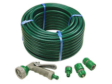 Load image into Gallery viewer, Faithfull PVC Garden Hose with Fittings &amp; Spray Gun
