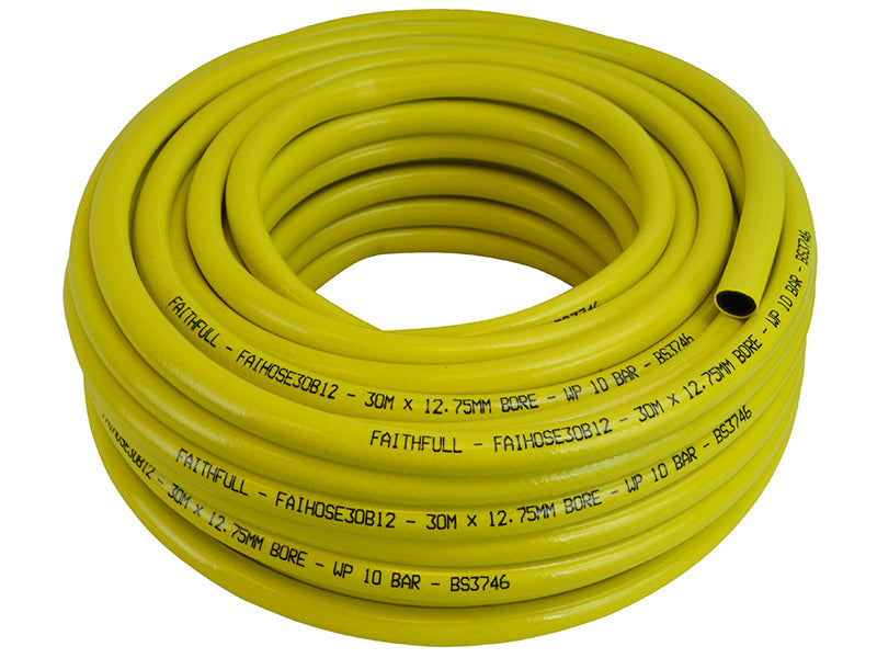 Faithfull Heavy-Duty Reinforced Builder's Hose