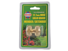 Load image into Gallery viewer, Faithfull Brass Hose Mender 12.5mm (1/2in)