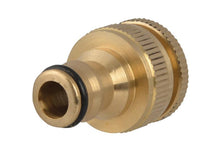 Load image into Gallery viewer, Faithfull Brass Dual Tap Connector 12.5-19mm (1/2 - 3/4in)