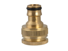 Load image into Gallery viewer, Faithfull Brass Dual Tap Connector 12.5-19mm (1/2 - 3/4in)