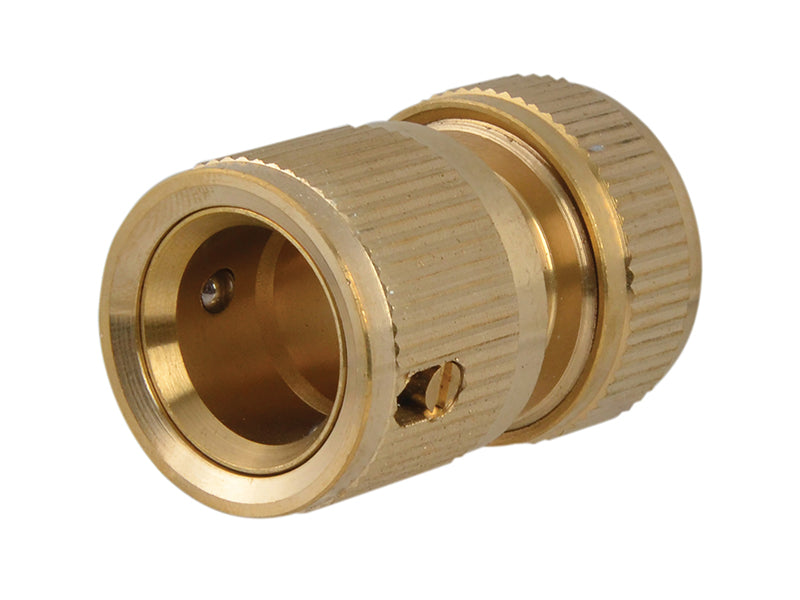 Faithfull Brass Female Water Stop Connector 12.5mm (1/2in)