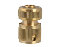 Load image into Gallery viewer, Faithfull Brass Female Water Stop Connector 12.5mm (1/2in)