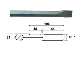Faithfull Kango Shank Chisel 380mm (914118)
