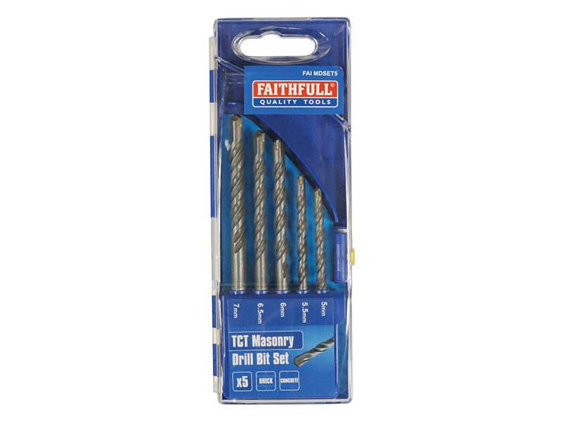 Faithfull Standard Masonry Drill Set