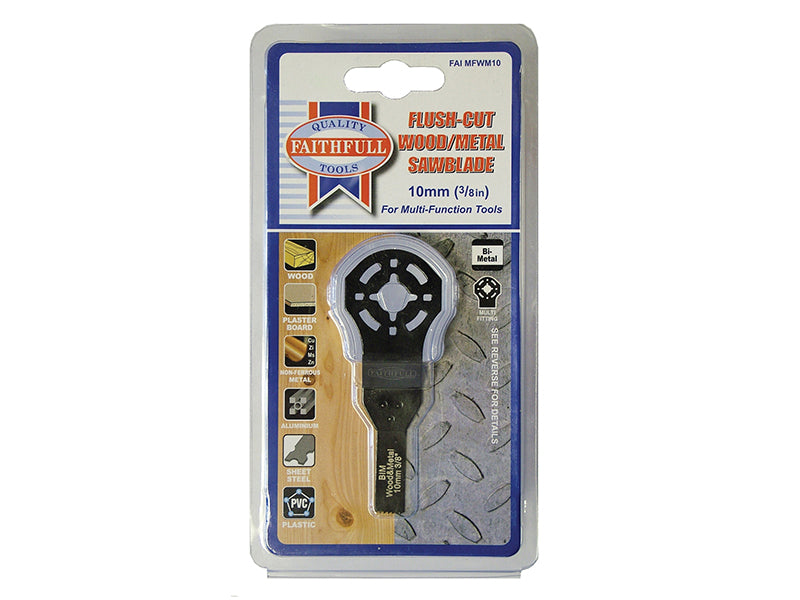 Faithfull Multi-Functional Tool Flush Cut Wood/Bi-Metal Blade