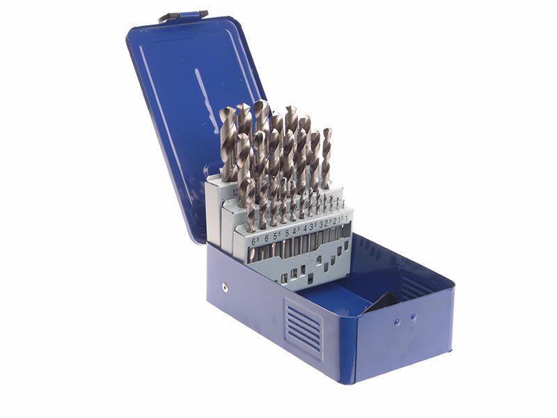 Faithfull HSS PRO Drill Sets in Metal Case