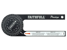 Load image into Gallery viewer, Faithfull Prestige Mitre Saw Protractor Black Aluminium