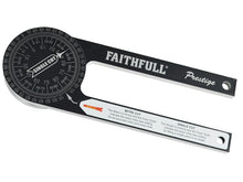 Load image into Gallery viewer, Faithfull Prestige Mitre Saw Protractor Black Aluminium