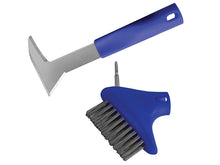 Load image into Gallery viewer, Faithfull Auto-Lock Patio Steel Brush &amp; Weeder