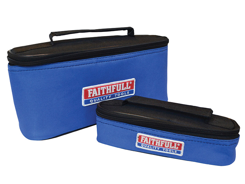 Faithfull No.4 Plane & No.60 1/2 Plane in Canvas Carry Bags