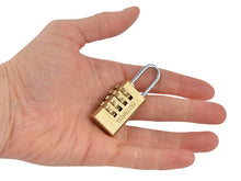 Load image into Gallery viewer, Faithfull Brass Combination Padlock