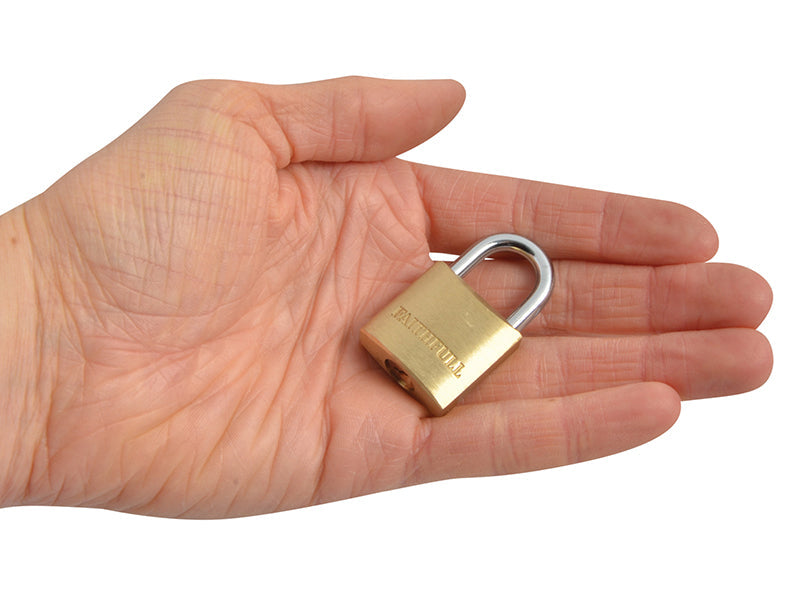 Faithfull Brass Combination Padlock