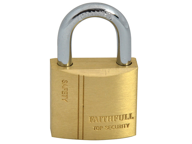 Faithfull Brass Combination Padlock