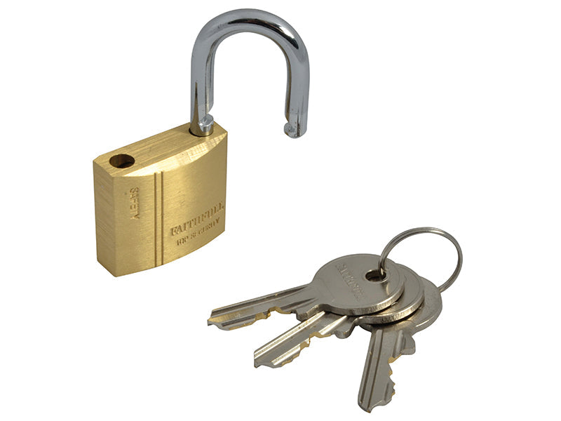 Faithfull Brass Combination Padlock