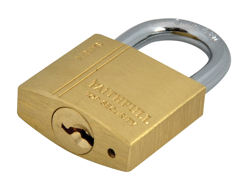 Faithfull Brass Combination Padlock