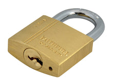 Load image into Gallery viewer, Faithfull Brass Combination Padlock