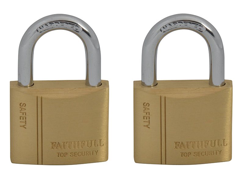 Faithfull Brass Combination Padlock