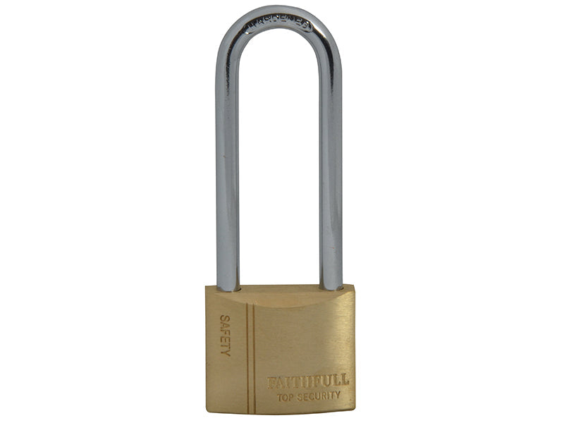 Faithfull Brass Combination Padlock