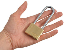 Load image into Gallery viewer, Faithfull Brass Combination Padlock