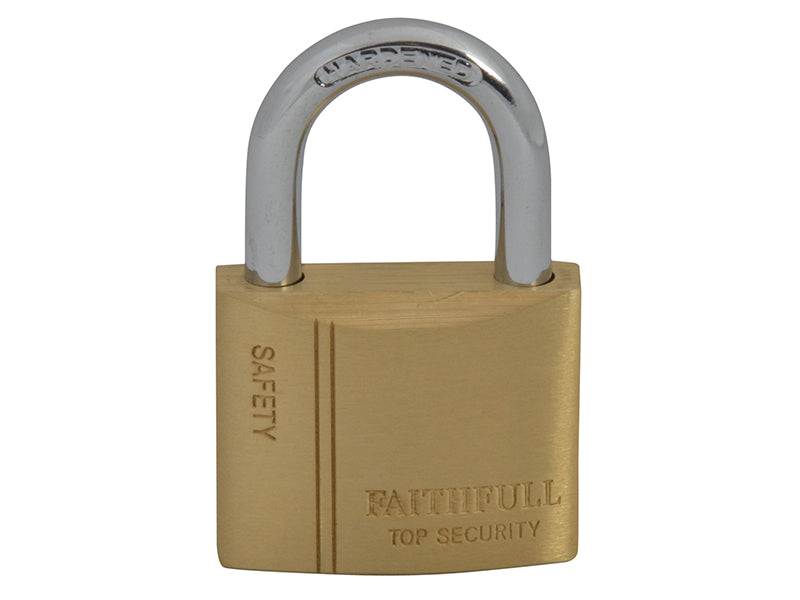 Faithfull Brass Combination Padlock